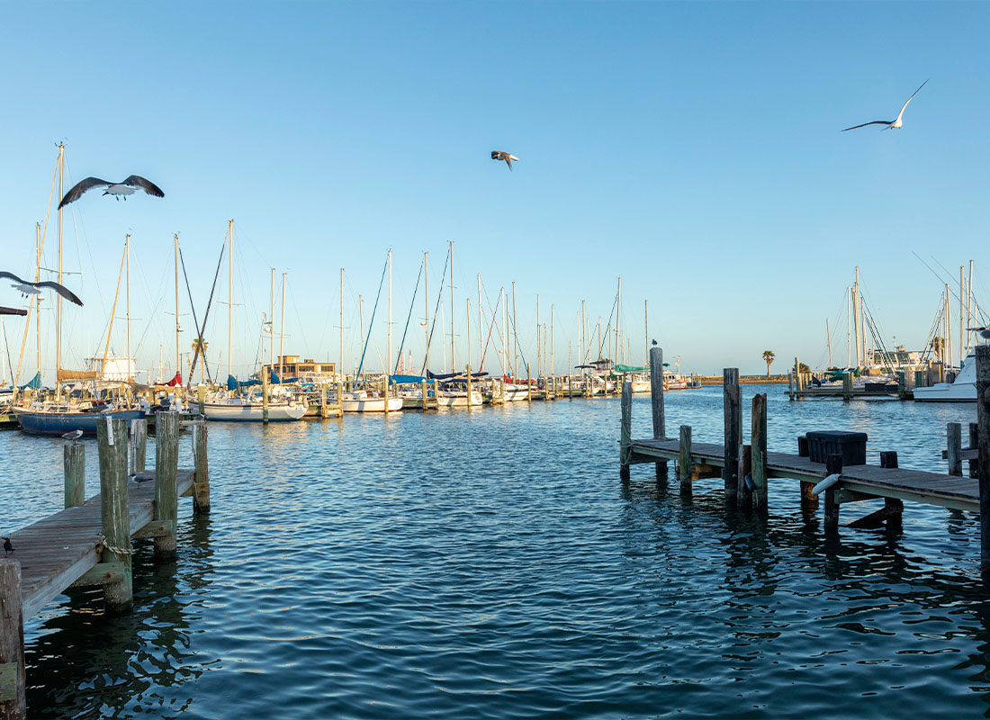 Rockport, TX - A Scenic Shot of the Pier in Rockport, Texas